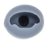 Fdit Moule à Bougie Crâne 3D, Moule en Silicone Tête, pour Décoration