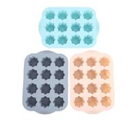 Fdit Moule à Canele en Silicone 3 Pièces, Moule à Pâtisserie Antiadhésif à 36 Cavités pour Pâtisseries Françaises, en Silicone de qualité Alimentaire pour Muffins à Cupcakes