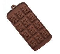 Fdit Moule à Chocolat en Silicone, Moule à Gaufres Antiadhésif pour la Pâtisserie DIY, Facile à Démouler pour les Enfants, à Chocolat Inoffensif pour Bonbons, Barres énergétiques et Plus