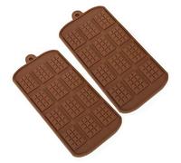 Fdit Moule à Chocolat en Silicone, Moule de Cuisson Antiadhésif Sécable