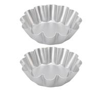 Fdit Moule à Gâteau Antiadhésif en Alliage D'aluminium en Forme de Fleur, Moule de Cuisson de Mousse de Pain, Lavable au Lave-vaisselle pour les Boulangers à Domicile