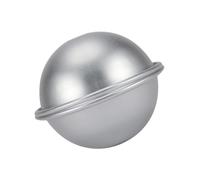 Fdit Moule à Gâteau en Demi Cercle, Moule Demi Sphères en Alliage | Design à Bord Rond, Alliage D'aluminium argenté, Chauffage Uniforme, Facile à Démouler, pour Cuisson de Gâteau Bikini