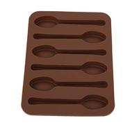 Fdit Moule à Gâteau en Forme de Cuillère à Chocolat, Outil de Cuisson Antiadhésif pour Accessoires de Cuisine, 1 X Moule ((cuillère))