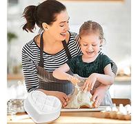 Fdit Moule à Gâteau en Silicone en Forme de Cœur, Moule de Cuisson (Maman
