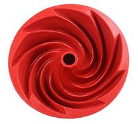 Fdit Moule à Gâteau en Spirale en Silicone de 9 Pouces, Moule à Pain Antiadhésif, Plat de Cuisson Flexible 3D avec Four Congélateur, Passe au -ondes pour les Gâteaux Faits Maison, les (Couleur