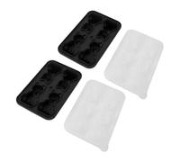 Fdit Moule à Glaçons en Silicone en Forme de Chat 3D, Lot de 2