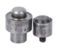 Fdit Moule à œillets en Acier 45#, Ensemble D'outils de Fixation à Pression et à œillets de 3 Mm à 20 Mm pour Chaussures de Ceinture et Bagages, Outil de Réglage 2 Pièces pour (17mm)