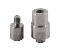 Fdit Moule à œillets en Acier 45#, Ensemble D'outils de Fixation à Pression et à œillets de 3 Mm à 20 Mm pour Chaussures de Ceinture et Bagages, Outil de Réglage 2 Pièces pour (12mm)