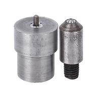 Fdit Moule à œillets en Acier 45#, Ensemble D'outils de Fixation à Pression et à œillets de 3 Mm à 20 Mm pour Chaussures de Ceinture et Bagages, Outil de Réglage 2 Pièces pour (zm)