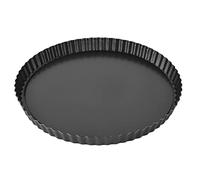 Fdit Moule à Tarte Antiadhésif, Moule à Tarte en Acier au Carbone, Plat Profond, Ustensiles de Cuisson avec Fond Amovible pour Quiche, et Pâtisserie ([Épaissi] Assiette à à fond vivant de 13)