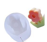 Fdit Moule en Silicone en Forme de Fleur Fait à la Main, Flexible et Réutilisable, Belle Finition pour les Amateurs et les Collègues de Bricolage, Cadeau Couleur : comme sur les images. (58x69x32mm)