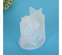 Fdit Moule en Silicone pour Animaux, Kit de Loisirs Créatifs Réutilisable, Flexible et Résistant aux Hautes Températures, pour la Fabrication Artisanale de Savons, Bougies, (Bouledogue français n° 1)