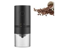 Fdit Moulin à café électrique Portable, Batterie Rechargeable et Charge USB, Réglage de Mouture sans Paliers pour Grains de café épices, Moteur Silencieux, Pièces Lavables au