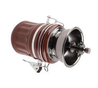Fdit Moulin à café Manuel avec Meule en Céramique, Moulin à Main Compact | Vis en Acier Inoxydable pour un Contrôle Précis de la Mouture, Facile à Démonter pour un Nettoyage Rapide, Manivelle