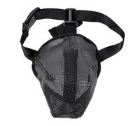 Fdit Muselière pour Chien de Grande Race, Masque de Panier Respirant Réglable pour Chiens, Cage à Mâcher Anti-aboiements avec Sangles en Nylon pour Promenade en Plein Air (L)
