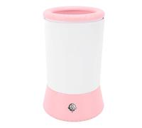 Fdit Nettoyant pour Les Pieds des Animaux de Compagnie, Matière Plastique de qualité Supérieure, Tasse de Nettoyage à Confort amélioré pour Chiens et Chats (Rose Blanc)