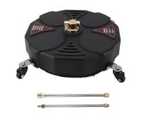 Fdit Nettoyeur de pour Nettoyeur Haute Pression de 13 Pouces, Accessoire de Laveuse électrique en Acier Inoxydable avec 4 Roues et Connecteur Rapide 1/4, pour Le Nettoyage des