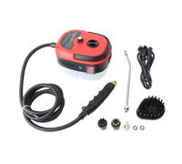 Fdit Nettoyeur Vapeur Haute Température, Machine de Nettoyage à Vapeur Portative Sous Pression 2500 W avec 4 Têtes de Brosse et Tige D'extension pour Cuisine Salle de Bain (Prise UE 220V)