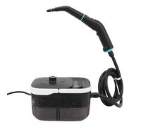 Fdit Nettoyeur Vapeur Sous Pression Portable 1250 Ml, Haute Pression 4 2500 W, Réglage de la Vapeur à 6 Niveaux, Chauffage en 15 Secondes, avec Tuyau de 2 M, Brosses en Nylon et (Prise UE 220V)