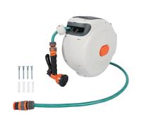 Fdit N'importe Quel Système de Retour Lent de Serrure de Longueur Parenthèse de Pivot de 180 Degrés pour L'arrosage Directionnel Multi Bobine Escamotable de Tuyau D'arrosage,