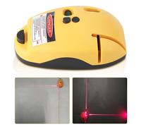 Fdit Niveau Infrarouge, Outil de Mesure D'angle Droit Vertical et Horizontal avec Double Diode pour Faisceaux à 90 Degrés, Fixations Murales pour Réparations Domestiques (YELLOW)