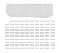 Fdit Nouveau PC ABS Le Cadre de Gaz à Effet de Serre du Tube de Film avec Jardine Corrosion 100 Pièces Sunshade Net Klem, Noir (20 Blanc)