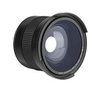 Fdit Objectif Grand Angle 0.35x Fisheye, Interface d'appareil Photo 58MM avec Partie Macro de Prise de Vue 67MM, lentille de revêtement de Coque en Alliage pour Appareil Photo Reflex numérique