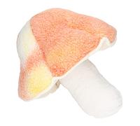 Fdit Oreiller Champignon en Peluche Doux, Exquis et Mignon pour Filles, Compagnon de Jeu de L'heure du Conte, 10,8 Pouces (couleur orange)