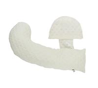 Fdit Oreiller de Soutien de Grossesse Détachable, Réglable en Forme de U, Sommeil de maternité Confortable pour Femmes Enceintes, en Polyester (Doré)