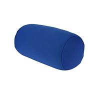 Fdit Oreillers Ronds Micro Mini Microbilles Coussin de Dos Rouleau Coussin Voyage Maison Sommeil Soutien du Cou Confortable(Bleu)