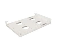 Fdit Organisateur de Canettes Suspendues pour Réfrigérateur, Support de Rangement Réglable pour 8 Canettes avec Plastique HIPS, pour Panneaux de Verre de Réfrigérateur de 28 Cm et 40