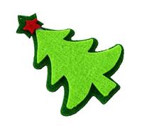 Fdit Ornement en Feutre, Ensemble de Décoration de Noël 10 Pièces avec Paillettes Flocon de Neige Renne du Père Noël, pour Décor de Table de Dîner de (arbre de à deux étages)