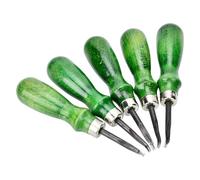 Fdit Outil de Biseau de Bord en Cuir 0,6 Mm-1,4 Mm, Excellente Fabrication, Vert, pour les Professionnels et les Amateurs (0,6 mm)