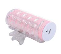 Fdit Outil de Bouclage USB Électrique pour Cheveux, Rose, ABS, Portable, Rechargeable USB, Mini-Rouleaux
