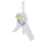 Fdit Outil de Centrage de Marqueur de Tuyau de sécurité, Détecteur de Centre de Tuyau à Tête en Y avec Rapporteur de Bulle à Cadran Réglable pour Tuyauteurs et Soudeurs