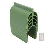 Fdit Outil de Marquage de Sortie pour Cloisons Sèches, Lot de 5 Localisateurs de Boîtes électriques avec Embouts en Acier Inoxydable, Gabarit de Découpe de Sortie Murale en Plastique (GREEN)