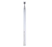 Fdit Outil de Ramassage Magnétique Télescopique avec pour Stylo, Bâton Magnétique Réglable de 12,5 à 65 Cm, Récupérateur de Métal Rétractable pour Vis, écrous, Boulons dans les (SILVER)