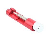 Fdit Outil de Retrait de Maillons de Bracelet de Montre, Kit de Retrait de Broches de Bracelet de Montre en Métal avec Broches Supplémentaires, Réglable pour la Plupart des (Rouge)