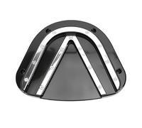 Fdit Ouvre-bocal Sous Armoire, Double Rainure en Forme de U, Ouvre-bocal Sous Comptoir avec Dents Dentelées en Acier Inoxydable pour la Cuisine (BLACK)