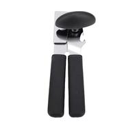 Fdit Ouvre-boîte Manuelle, Ouvre-boîte Multifonctionnelle en Acier Inoxydable TPR avec Grande Poignée pour le Camping Grand Outil de Cuisine pour une Utilisation à Domicile et des