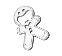 Fdit Ouvre-bouteille de Bière Magnétique en Forme de Bonhomme en Pain D'épices, Mignon et Durable pour Réfrigérateur de Barman