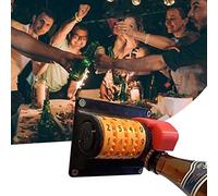 Fdit Ouvre-bouteille de Comptoir de Bière Mural avec Suivi de Comptage pour Cuisines, Salles de Jeux et, Matériau ABS Durable (Couleur des photos)