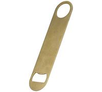 Fdit Ouvre-bouteille en Acier Inoxydable 304, Outil D'ouverture de Barre Professionnel de 18cm, épaisseur de 2mm Robuste pour un Usage Domestique de Barman (GOLD)