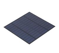 Fdit Panneau Solaire, Module de Panneau Solaire en Silicium polycristallin 3W 12V Module de Panneau Solaire d'encapsulation en résine étanche pour Chargeur de Batterie DIY Science Project (5.7x5.7in)