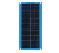 Fdit Panneau Solaire Portable Polycristallin 100W Klein Blue avec Sorties USB 12V pour Camping-car, Chargement de Batterie Marine