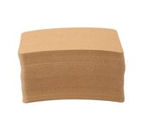 Fdit Papier cartonné Kraft, Ensemble de Cartes Postales Vierges épaisses avec compatibilité avec Imprimante à Jet D'encre pour Cartes de Vœux DIY, (9x5,4 cm / 3,5x2,1 pouces, 350 g/m², 100 pièces)