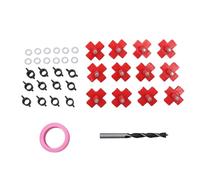 Fdit Paquet de 12 Tétines à Boire pour Volaille avec Foret, Tétines D'abreuvement de Poulet en Acier Inoxydable pour Canards, Oies, Cailles, Système D'arrosage Automatique pour Seaux