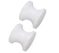 Fdit Paquet de 2 Rouleaux de Remorque de Bateau, Rouleau de Remorque D'arrêt d'arc amélioré pour Yachts, Canots de Sauvetage, Rouleau de Bateau à Arc Blanc Durable, Convient aux de