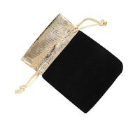 Fdit Paquet en Vrac de 50 Pochettes à Cordon de Serrage en Velours Doux de 7 X 9 Cm, Sac en Velours à Bijoux Durable et Anti-poussière pour Cadeaux et Rangement, Idéal pour les Mariages et les