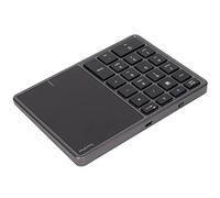 Fdit Pavé Numérique sans Fil avec pavé Tactile, 22 Touches 4.2 et 2,4 G Double Mode, Batterie Rechargeable de Type C 500 MAh, Clavier Numérique pour PC, Ordinateur Portable, Tablette (Gris Fer)